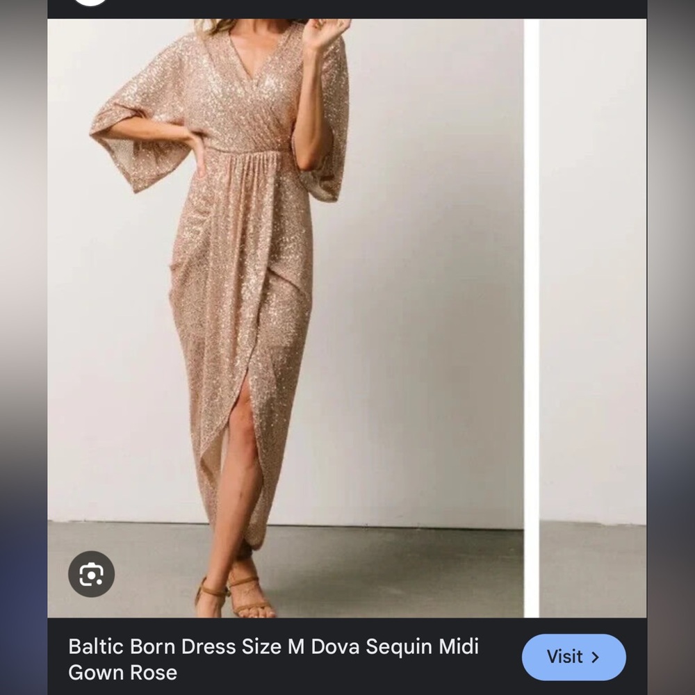 Baltic born midi sequin dress